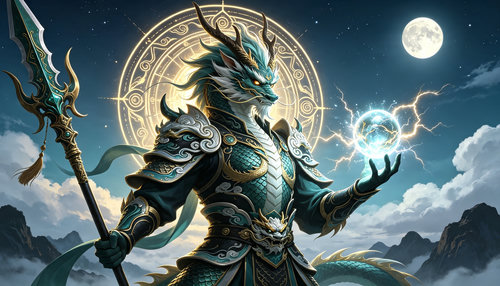 灵伴动态壁纸桌面角色 - 生肖龙将